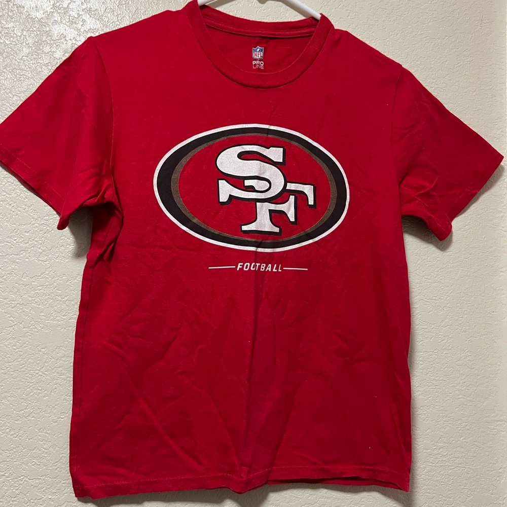 NFL Red and White Short Sleeve Tee